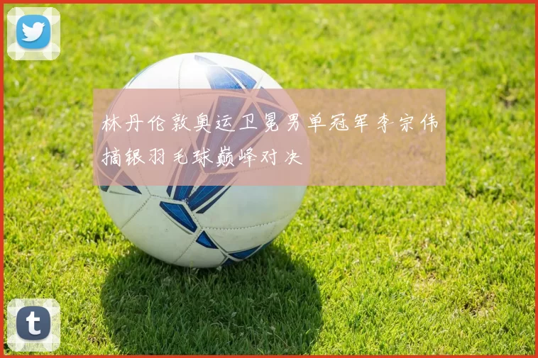 林丹伦敦奥运卫冕男单冠军李宗伟摘银羽毛球巅峰对决