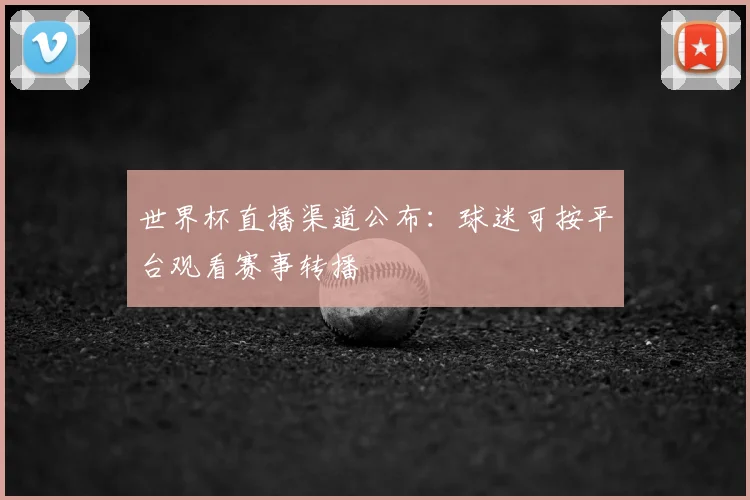 世界杯直播渠道公布:球迷可按平台观看赛事转播